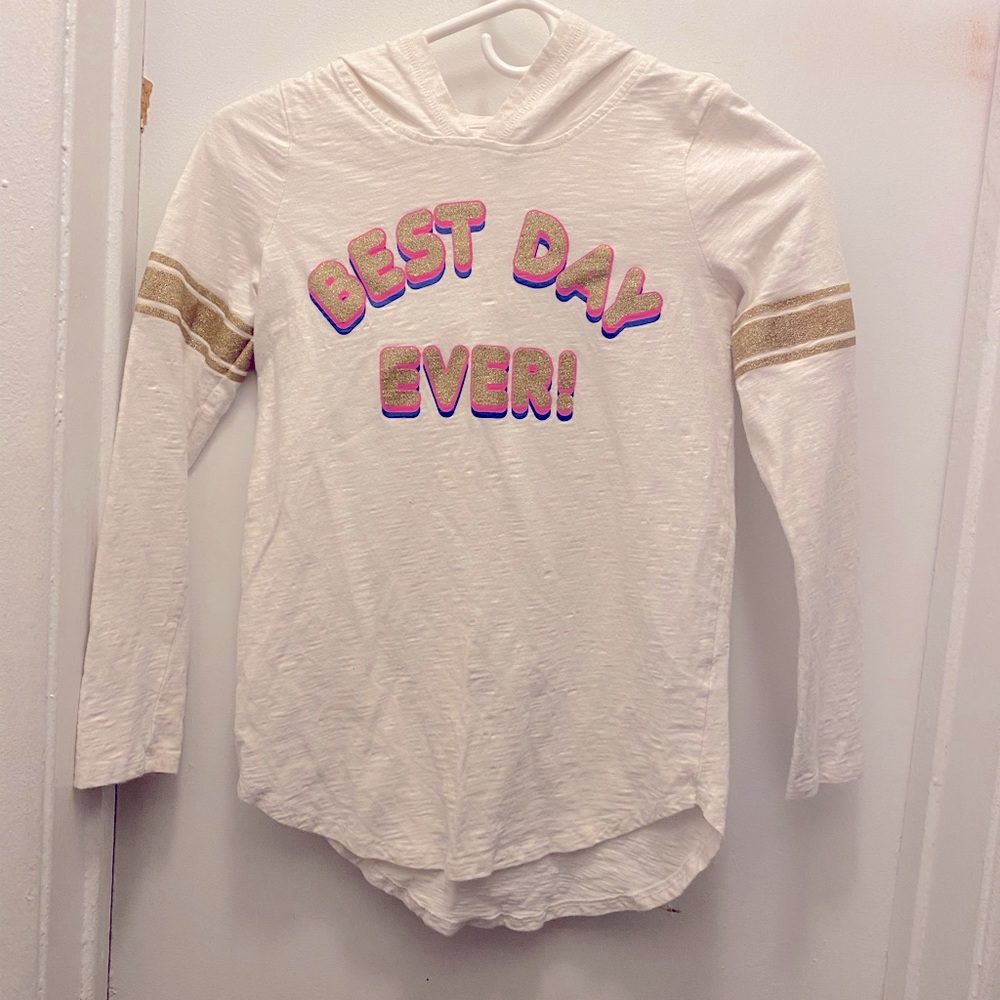 New white long sleeve shirt